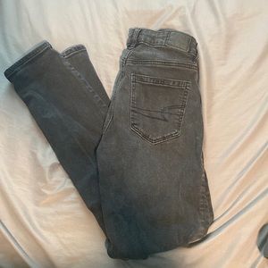 Black American Eagle Mom Jeans